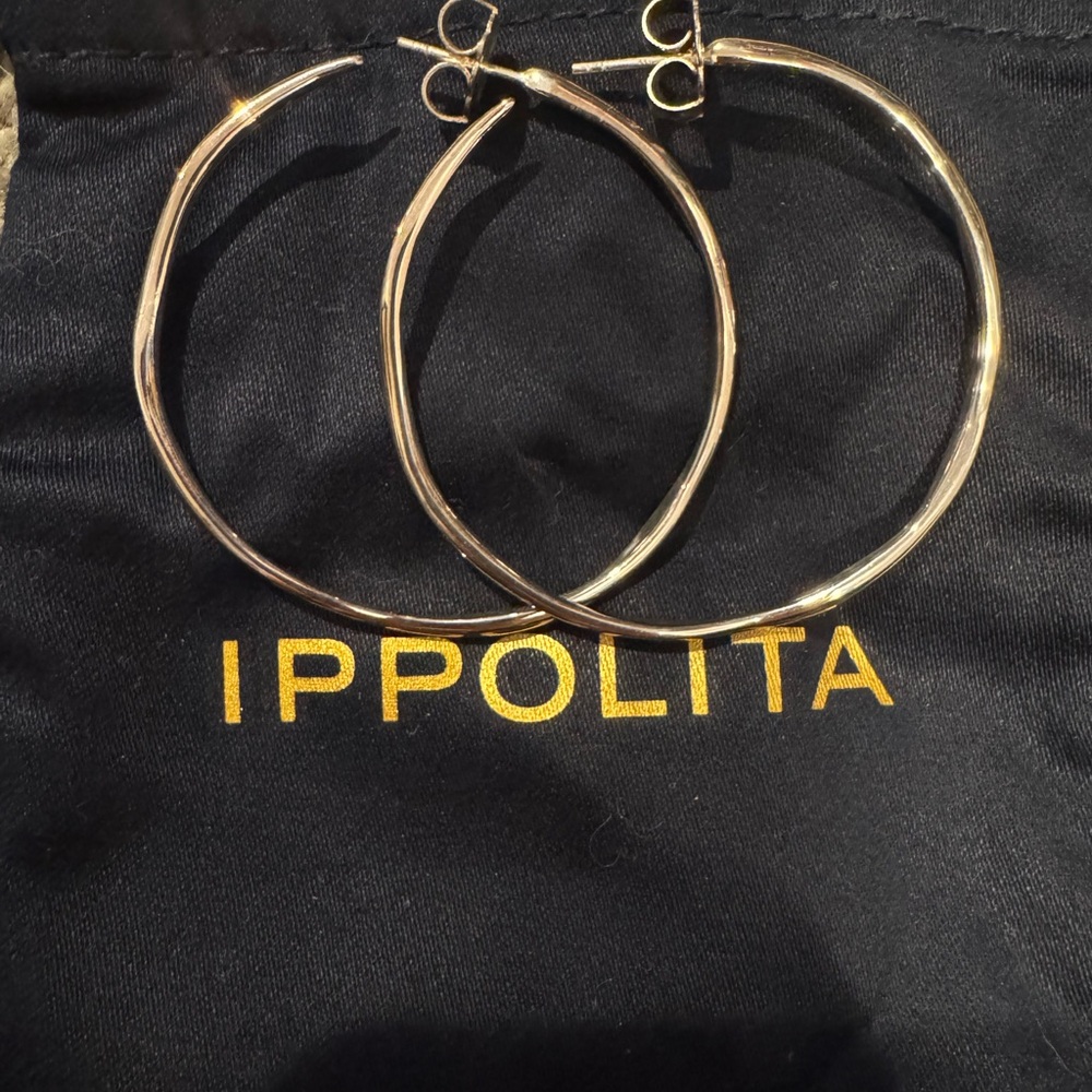 Ippolita Classico Large Squiggle Hoops